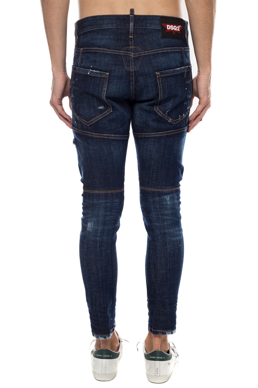 Navy blue 'Tidy Biker Jean' jeans Dsquared2 - Vitkac Canada